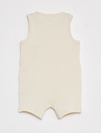 Dors-bien en maille gaufrée