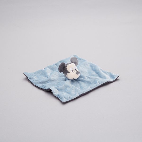 Doudou En Velours Mickey Mouse Bebe Garcon Bleu Gris Pale Kiabi 8 00