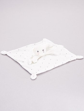 Doudou Lange Bebe Blanc Kiabi