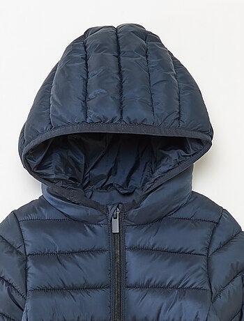 Doudoune à capuche matelassée
