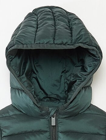Doudoune à capuche matelassée