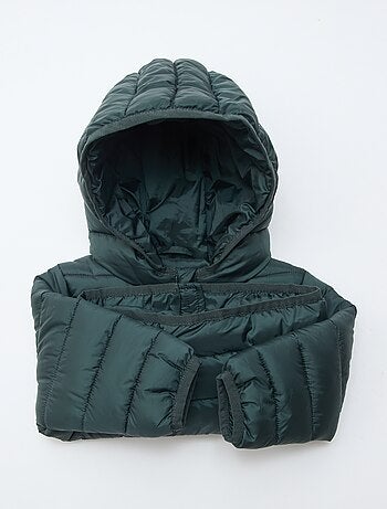 Doudoune à capuche matelassée