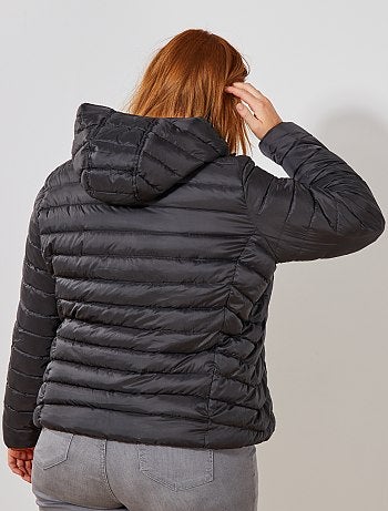 Grande taille femme - Doudoune basique avec capuche - Kiabi