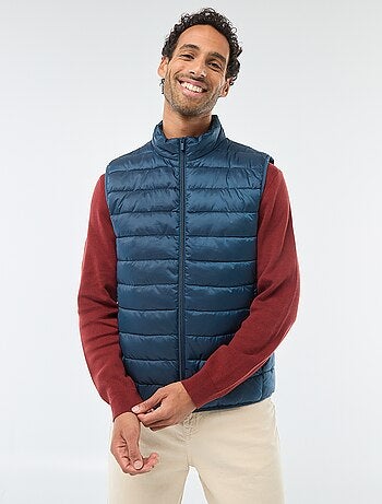 Doudoune déperlante sans manches unie