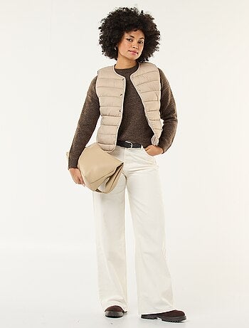 Doudoune légère matelassée sans manches