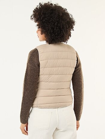 Doudoune légère matelassée sans manches