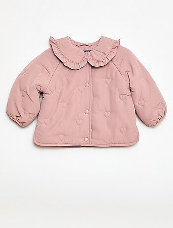 Doudoune matelassée en cœurs