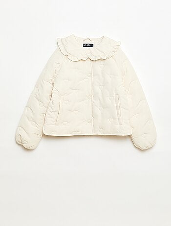 Doudoune quiltée avec col claudine