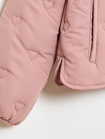 Doudoune quiltée avec col claudine