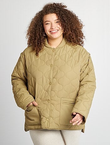 Doudoune quiltée manches amovibles
