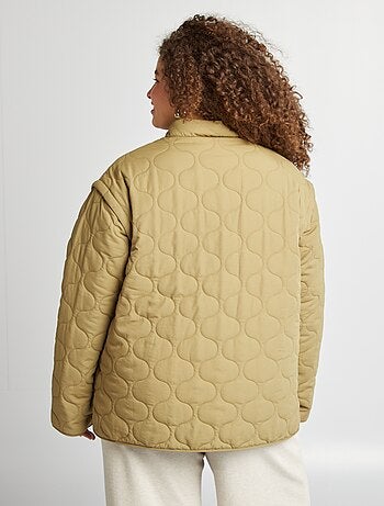Doudoune quiltée manches amovibles