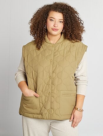 Doudoune quiltée manches amovibles