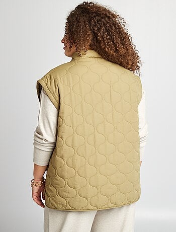 Doudoune quiltée manches amovibles