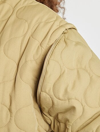 Doudoune quiltée manches amovibles