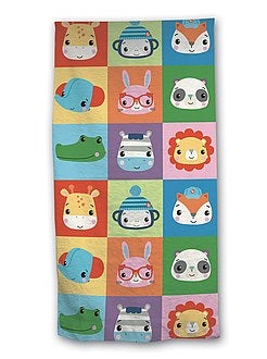Serviette De Plage Bebe Fille Bebe Taille 70x140 Kiabi