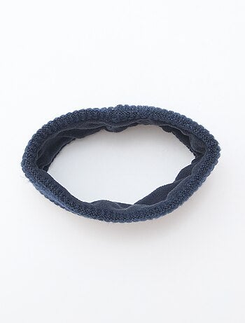 Echarpe en maille leopard