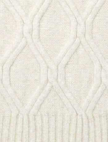 Echarpe en tricot en maille chaude torsadée
