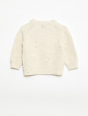 Ensemble 2 pièces en maille moulinée