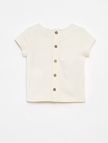 Ensemble barboteuse avec salopette + tee-shirt