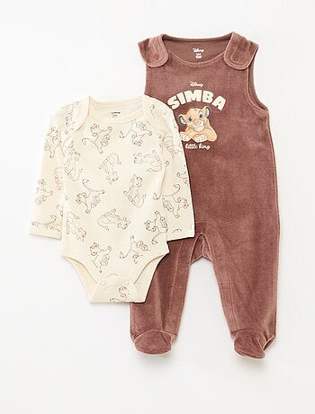 Ensemble barboteuse + body 'Disney'