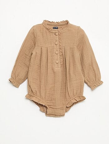 Ensemble barboteuse + gilet + collants