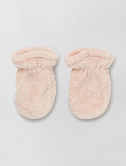 Ensemble Bebe Polaire Motif Animal Bebe Garcon Rose Kiabi 10 00