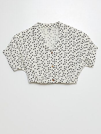 Ensemble blouse + short - 2 pièces