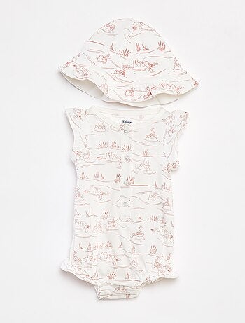Ensemble body + chapeau 'Disney' - 2 pièces