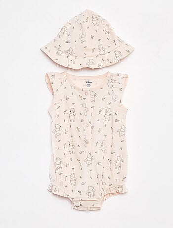 Ensemble body + chapeau 'Disney' - 2 pièces