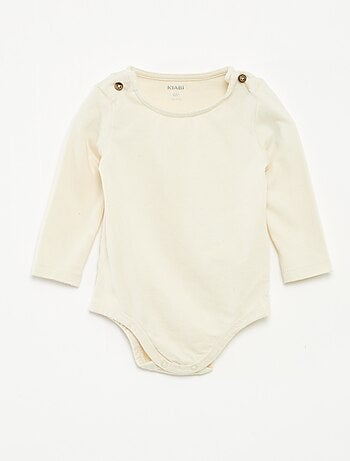 Ensemble body + salopette en gaze de coton - 2 pièces