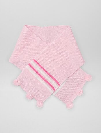 Ensemble bonnet + gants + écharpes - 3 pièces