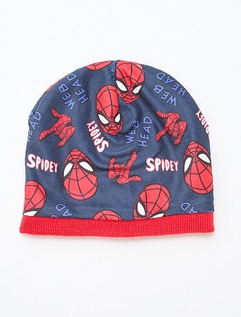 Ensemble bonnet + snood + gants 'Spiderman' 'Marvel' - 3 pièces