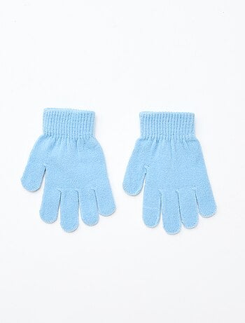 Ensemble bonnet + snood + gants 'Stitch & Angel' - 3 pièces