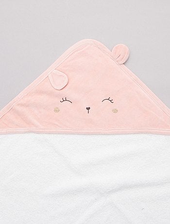 Ensemble cape de bain et gant - Kiabi