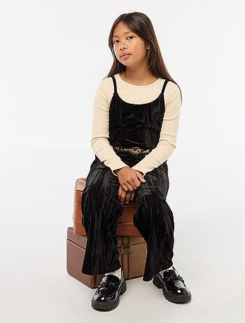 Ensemble de fêtes T-shirt + combinaison à bretelles