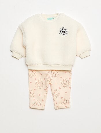 Ensemble de jogging sweat + pantalon 'Marie' 'Les Aristochats' - 2 pièces