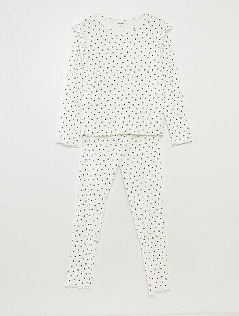 Ensemble de pyjama 'cœur' - 2 pièces