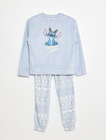 Ensemble de pyjama 'Disney' 'Stitch' en polaire