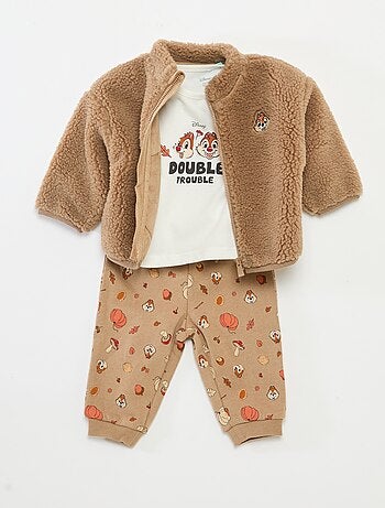 Ensemble de pyjama 'Disney' 'Stitch' veste + T-shirt + jogging
