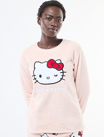 Ensemble de pyjama doux 'Hello kitty'