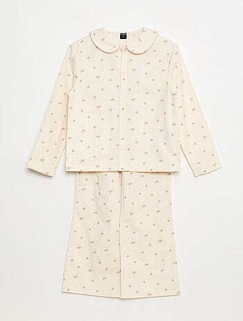 Ensemble de pyjama en flanelle de coton