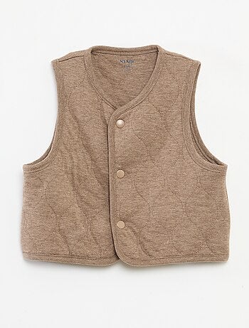 Ensemble de pyjama en velours + gilet interlock en coton