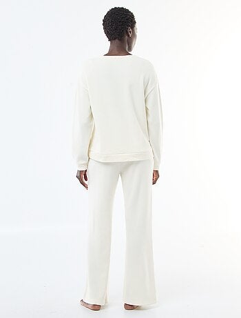 Ensemble de pyjama jersey uni