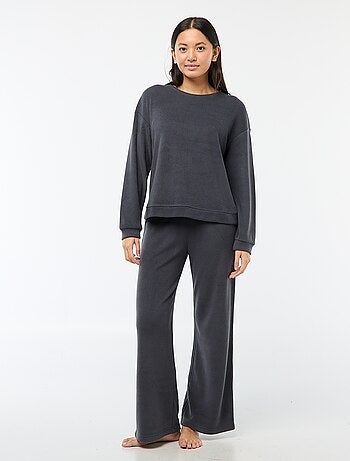 Ensemble de pyjama jersey uni