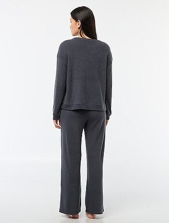 Ensemble de pyjama jersey uni