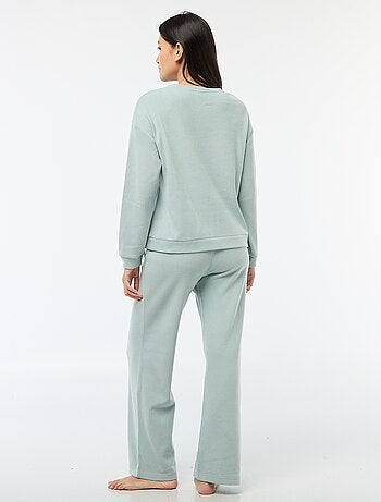 Ensemble de pyjama jersey uni