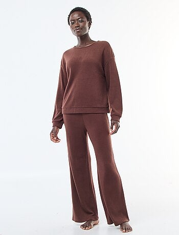 Ensemble de pyjama jersey uni