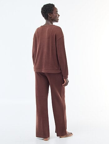 Ensemble de pyjama jersey uni