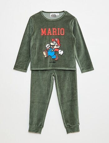 Ensemble de pyjama 'Mario' en velours