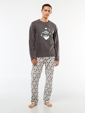 Ensemble de pyjama sapin micropolaire